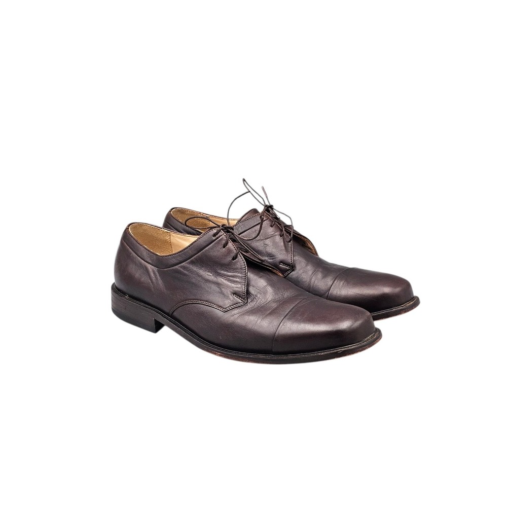 Florsheim Imperial Men's Size 14 US EUC VTG Brown Leather Cap Toe Oxfords Shoes